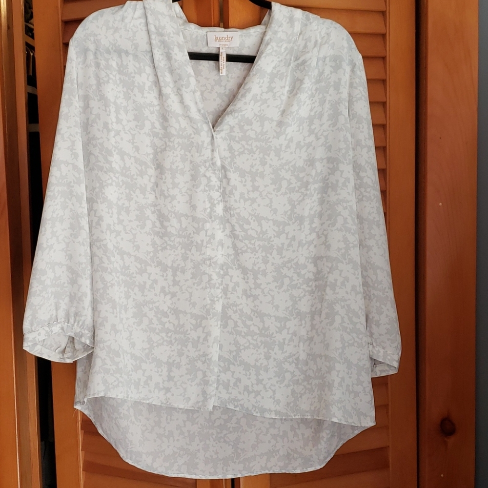 3/4 Sleeve Floral Blouse